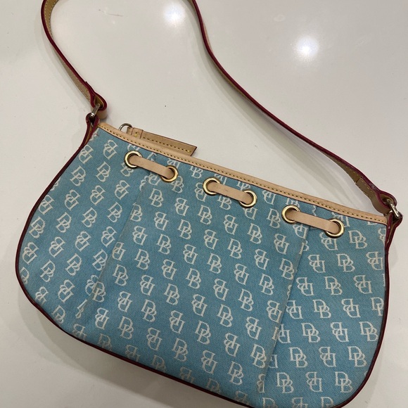 Dooney & Bourke Blue Monogram Shoulder Bag - Picture 4 of 4